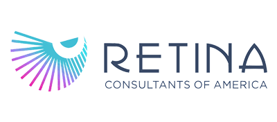 retina-consultants-scaled Logo for Retina Consultants of America, featuring a stylized circular design with radiating lines in blue, purple, and pink, resembling an eye, next to the company name in modern, dark gray text.