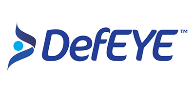 defeye-scaled Logo for DefEYE with stylized blue text. The D features a design resembling an eye and person within its shape. The rest of the text is in smooth, rounded blue font on a white background.