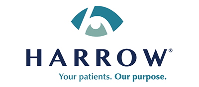 harrow-scaled Harrow logo with a stylized eye above the word HARROW. Below, it says, Your patients. Our purpose. in blue and teal text.