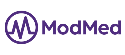 modmed-scaled.png ModMed logo with a purple circle enclosing a stylized pulse line, followed by the word ModMed in purple text.